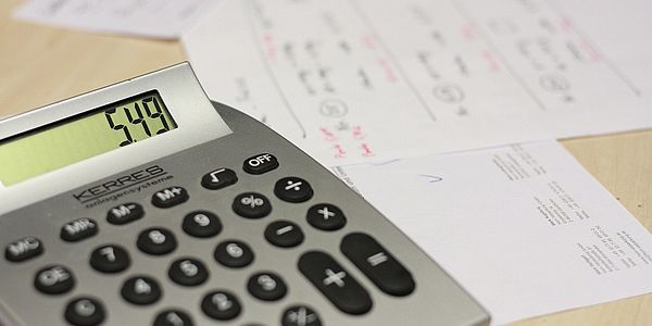 Durchschnittlicher Gasverbrauch: Taschenrechner, Gasrechnung