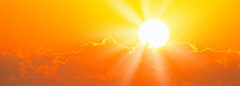 Mit Sonne heizen: Wie funktioniert Solarthermie? Solarthermie Funktion: Sonnenuntergang