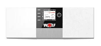 Heizung Vorlauftemperatur: Regelung über Bedienmodul WOLF GmbH
