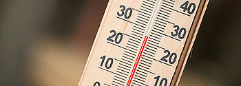 Heizkosten senken: Thermometer