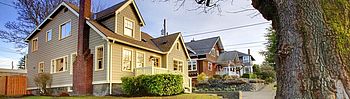 Energetische Sanierung Altbau Energetische Sanierung Altbau: Wohnsiedlung mit Häuser
