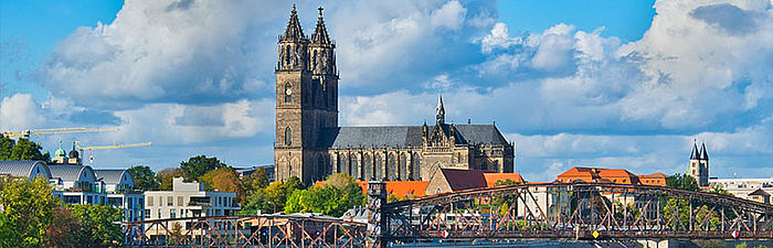 Heizungsbauer Klempner Magdeburg Elbe Dom Brücke