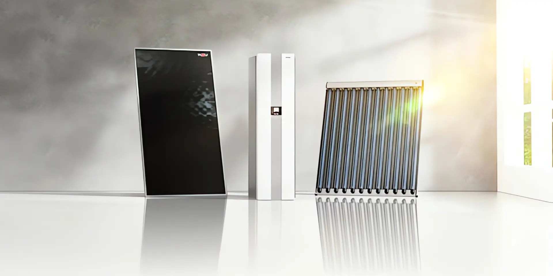 Solarthermie: Solarthermieanlage mit Röhrenkollektor und Flachkollektor von WOLF GmbH