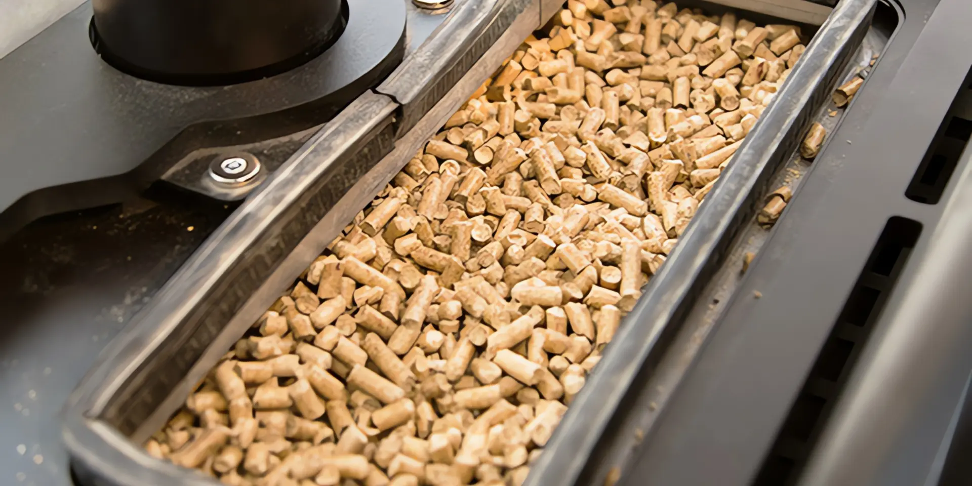Biomasse Energie: Holzpellets im Pelletofen