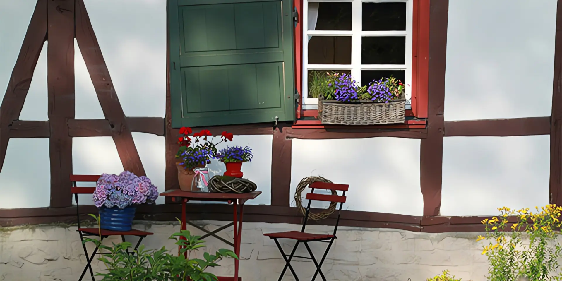 Energieausweis Denkmalschutz: Altes Fachwerkhaus mit kleinem Fenster
