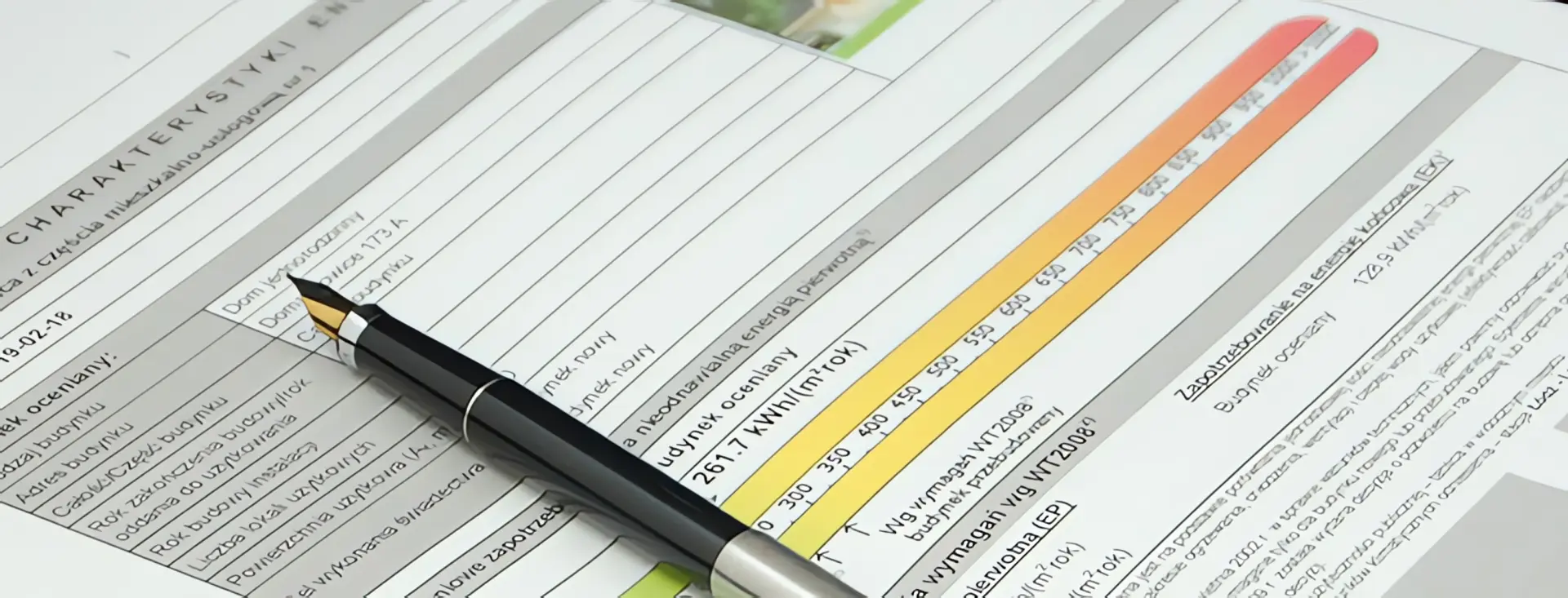Energieausweis Pflicht: Energieausweis mit Stift
