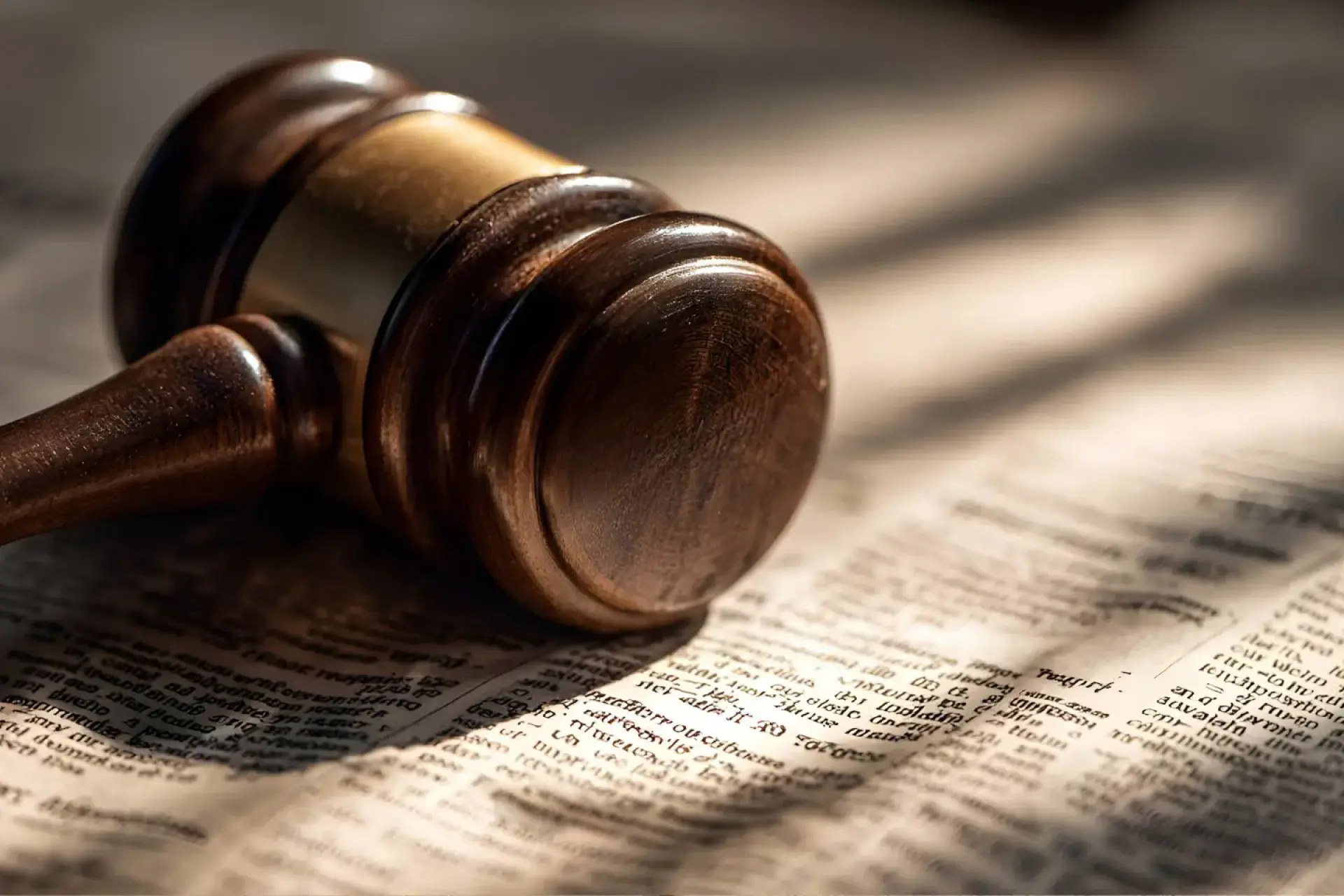 Gebäudemodernisierungsgesetz: Richterhammer liegt auf einer Zeitung