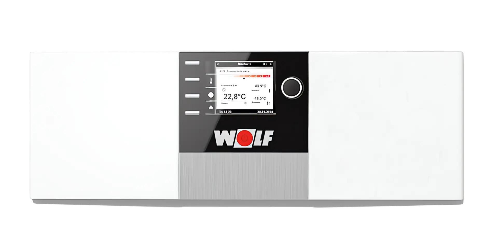 Heizung Vorlauftemperatur: Regelung über Bedienmodul WOLF GmbH