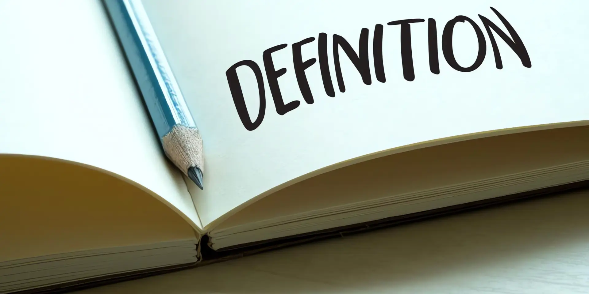 Heizwert Brennwert: Offenes Buch mit Definition Schriftzug