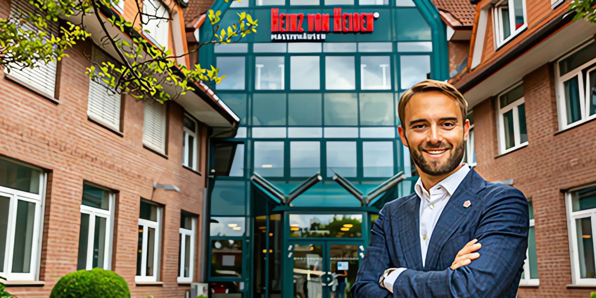 Interview Haushersteller Helge Mensching Interview Haushersteller: Helge Mensching vor Gebäude