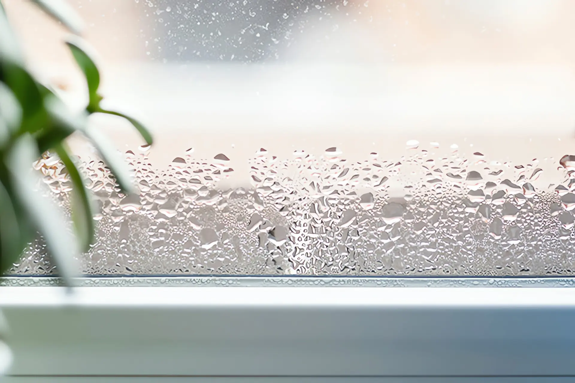 Fenster mit Kondenswasser