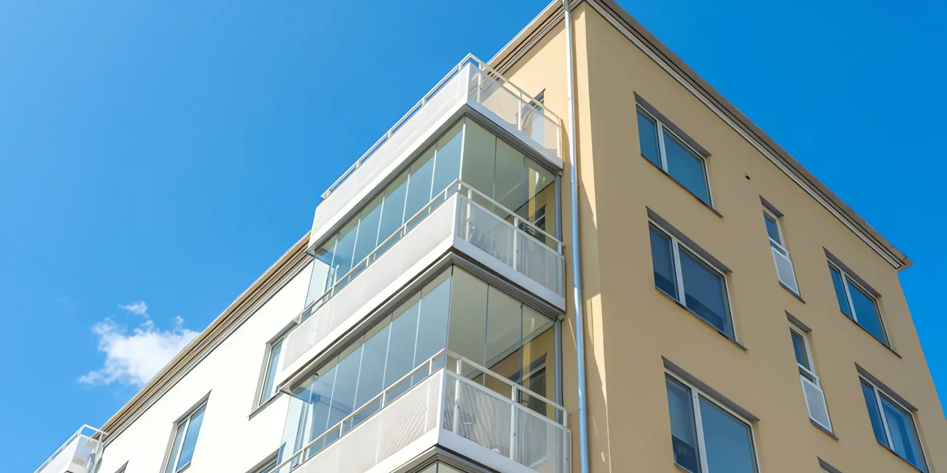 Mietwohnung Zentralheizung: Apartmentgebäude