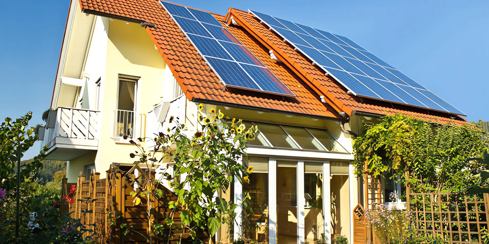 Photovoltaik Eigenverbrauch: PV-Anlage auf Einfamilienhaus