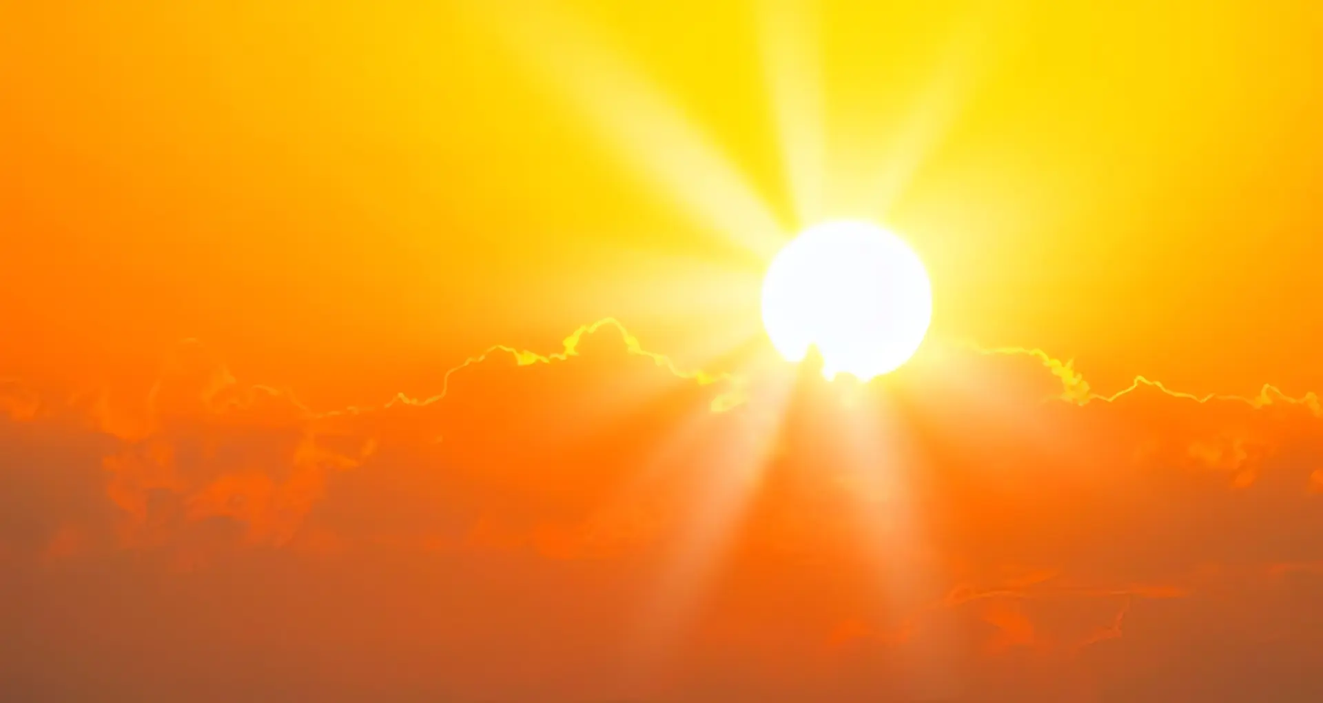Solarthermie Funktion: Sonnenuntergang
