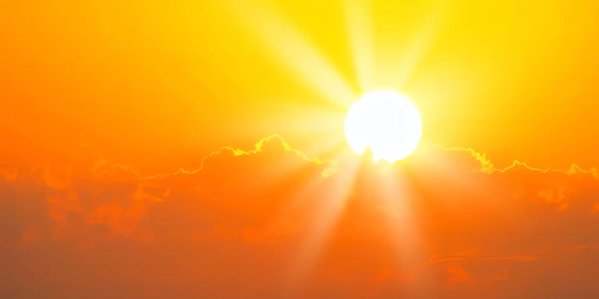 Solarthermie Funktion: Sonnenuntergang