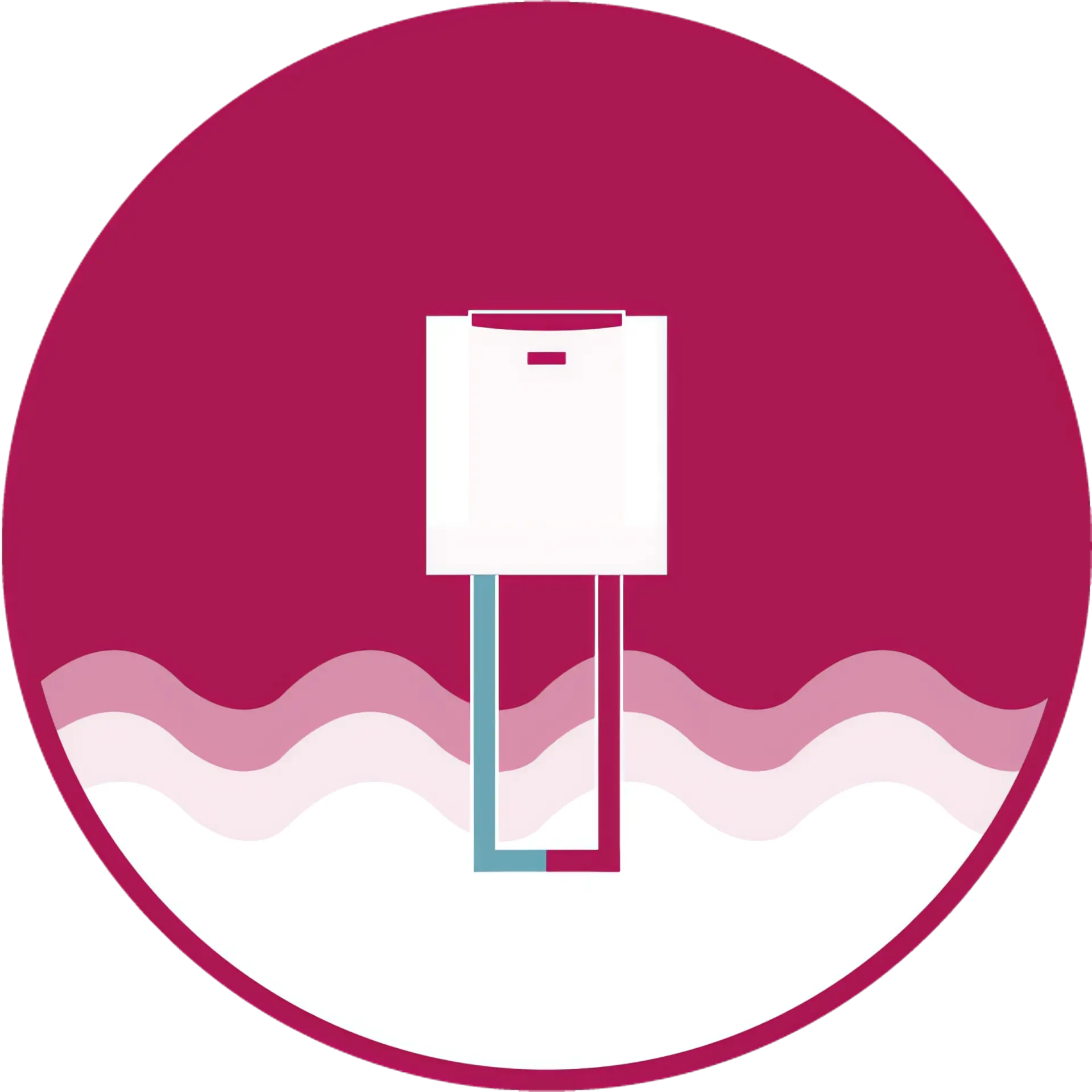 Wärmepumpe Wärmequelle Wasser Grafik